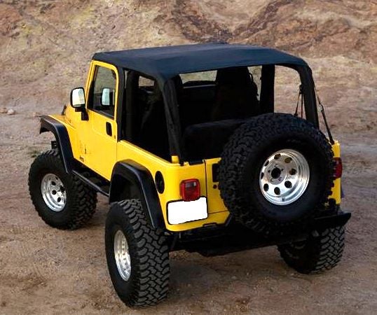 Jeep TJ Wrangler Frameless Soft Top, Brand New Item !!!! | Pirate 4x4
